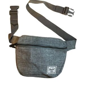Herschel Fifteen Waist Fanny Pack Grey White Raven X Brand pouch